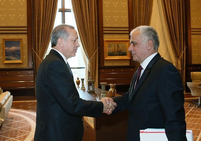 Cumhurbaşkanı Erdoğan, Tüba Başkanı Acar’ı Kabul Etti