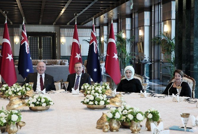 Erdoğan, Avustralya Genel Valisi Onuruna Öğle Yemeği Verdi