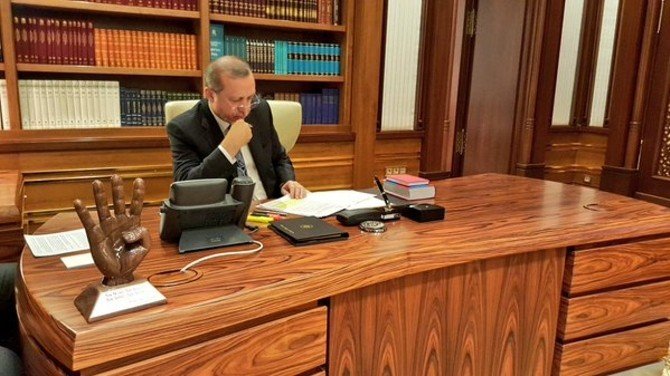 Rabia, Cumhurbaşkanı Erdoğan’ın Masasında