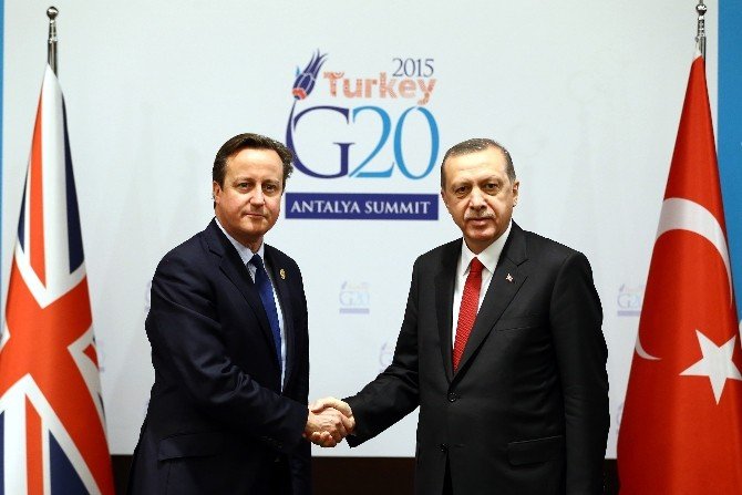Cumhurbaşkanı Erdoğan, Cameron İle Görüştü