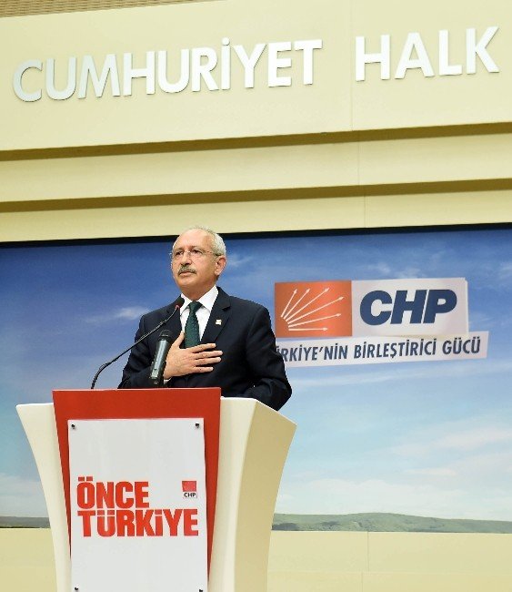 Kılıçdaroğlu, Başbakan Davutoğlu İle Görüşmesinin Ardından Açıklama Yaptı