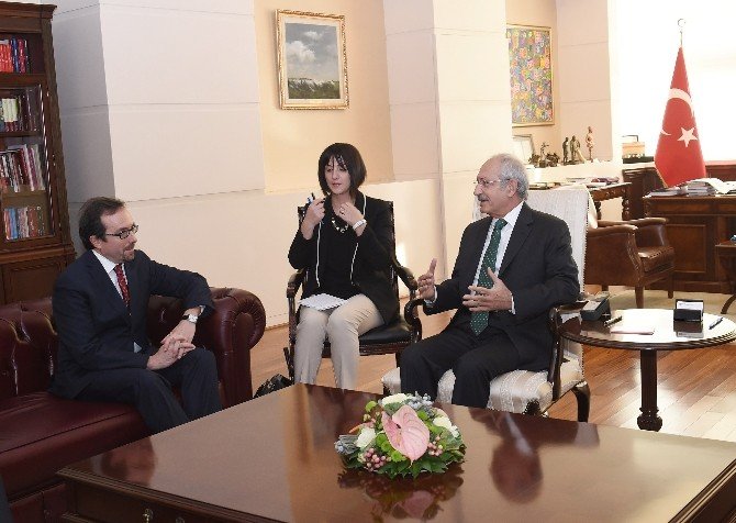 Chp Genel Başkanı Kılıçdaroğlu, Abd Büyükelçisi Bass İle Görüştü