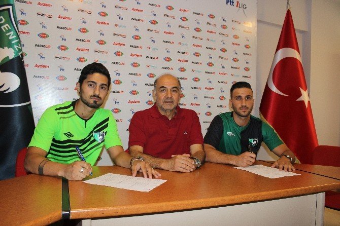 Denizlispor’da İki İmza Birden