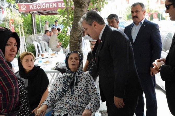 Destici’den Şehit Binbaşı Güzel’in Ailesine Taziye Ziyareti
