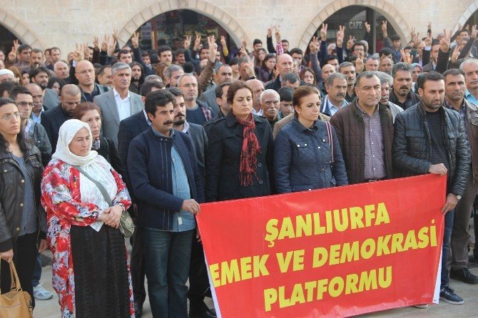Şanlıurfa’da Tahir Elçinin Ölümü Protesto Edildi