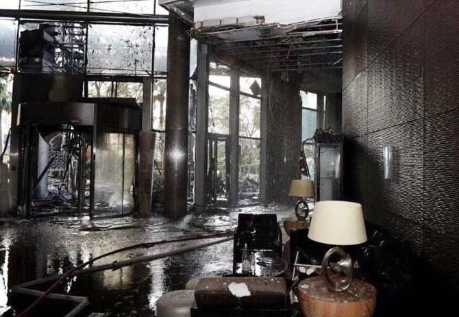 Dubai’de Yanan 63 Katlı Otelin İçinden İlk Fotoğraf