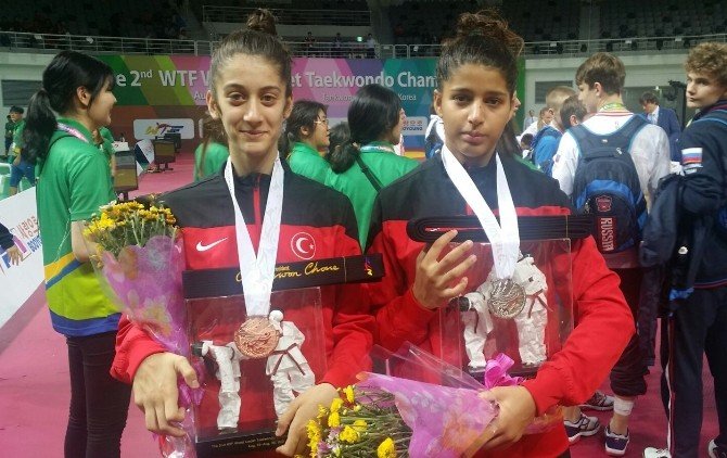 Milli Tekvandoculardan 1 Gümüş, 1 Bronz