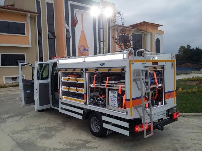 Düzce Afad En Yeni Teknoloji İle Dolu