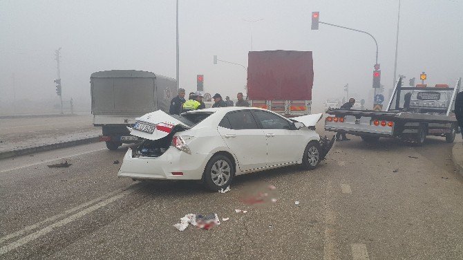 Düzce’de Sis Kazayı Beraberinde Getirdi