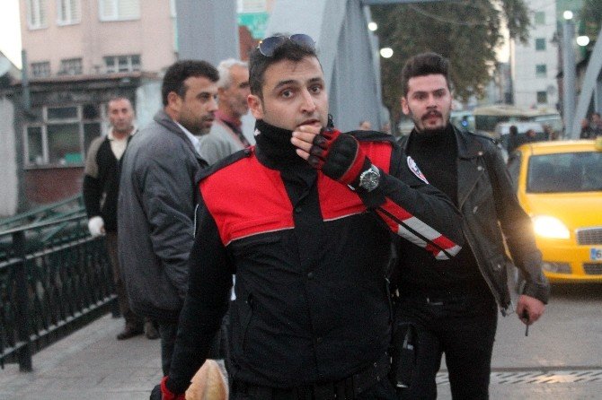 Polisten Kaçarken Dereye Atladı