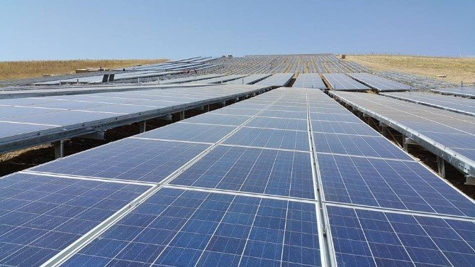Çorum’da Güneş Panelleriyle Elektik Üretilmeye Başladı