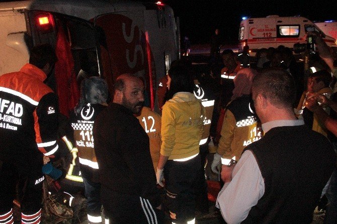 Erzurum’da Yolcu Otobüsü Kazası: 29 Yaralı