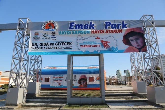 Atakum’dan Türkmenlere Yardım Kampanyası