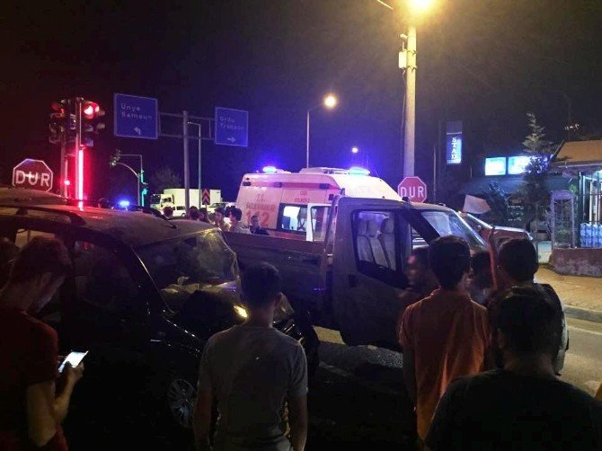 Fatsa’da Trafik Kazası: 3 Yaralı