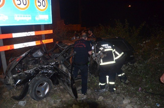 Fatsa’da Trafik Kazalarında 2’si Ağır 8 Kişi Yaralandı