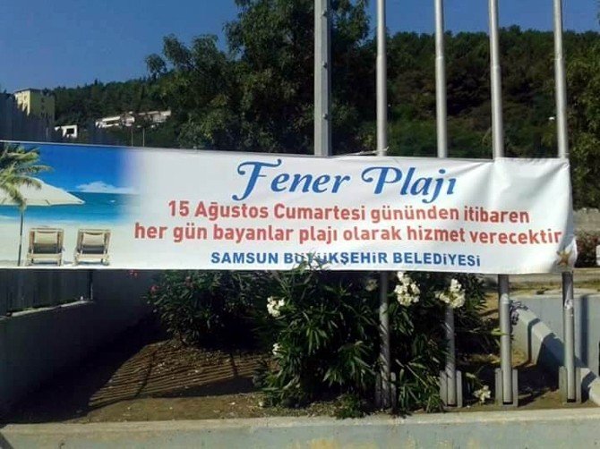 Fener Plajı 15 Ağustos’tan İtibaren Bayanların