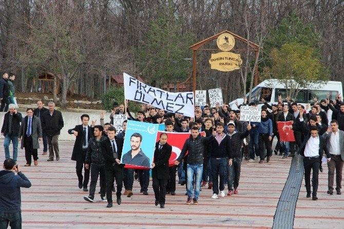 Ülkücüler Omü’de Fırat Çakıroğlu’nu Andı