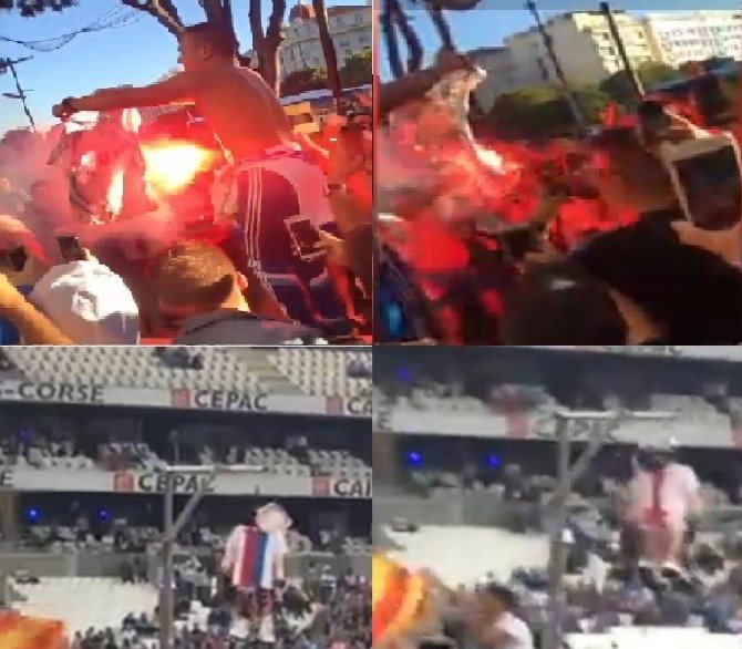 Önce Formasını Yaktılar, Sonra Maketini Astılar