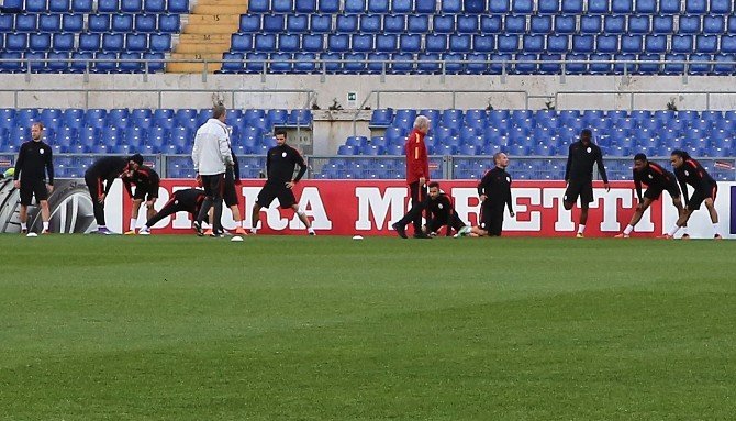 Galatasaray, Lazio Maçına Hazır