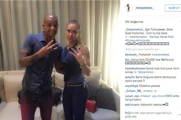 Melo’dan Milli Takıma Destek
