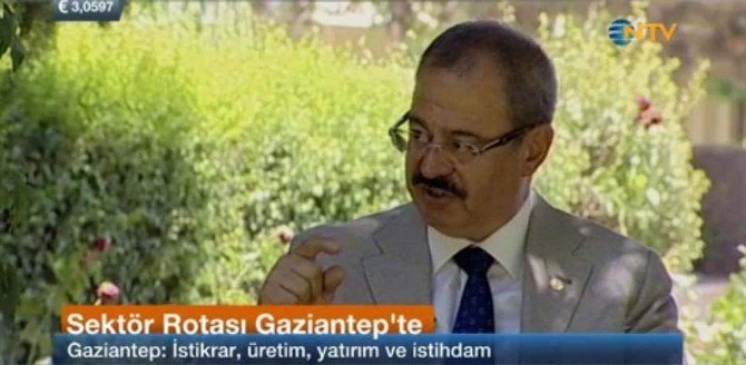 Konukoğlu, Ntv’de Gaziantep Ekonomisini Anlattı