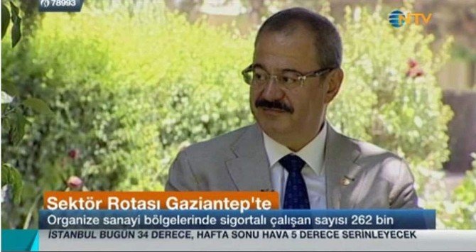 Konukoğlu, Ntv’de Gaziantep Ekonomisini Anlattı