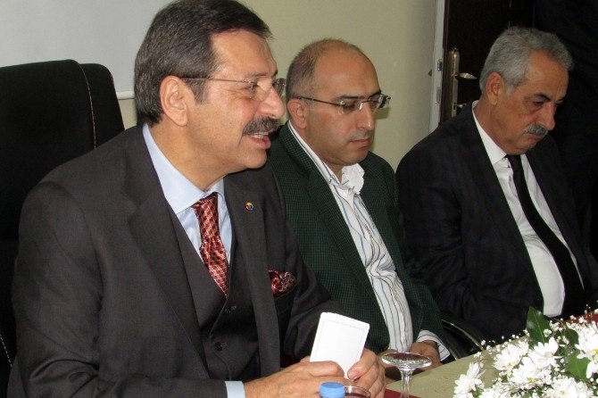 Tobb Başkanı Hisarcıklıoğlu İslahiye’yi Ziyaret Etti