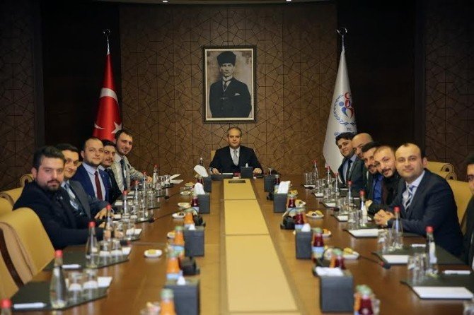 Bakan Çağatay Kılıç, Tügva Samsun İl Temsilcilerini Kabul Etti