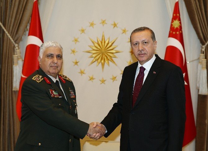 Cumhurbaşkanı Erdoğan, Genelkurmay Başkanı Orgeneral Özel’i Kabul Etti