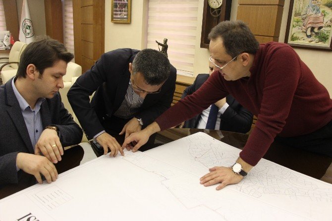 Başkan Aksu, Doğalgaz Projesini İnceledi