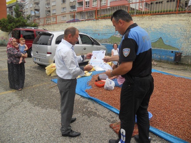 Giresun Emniyet Müdürlüğünden “Fındık Altına Dönüşüyor, Emeğinizi Çaldırmayın, Alın Terinize Sahip Çıkın” Projesi