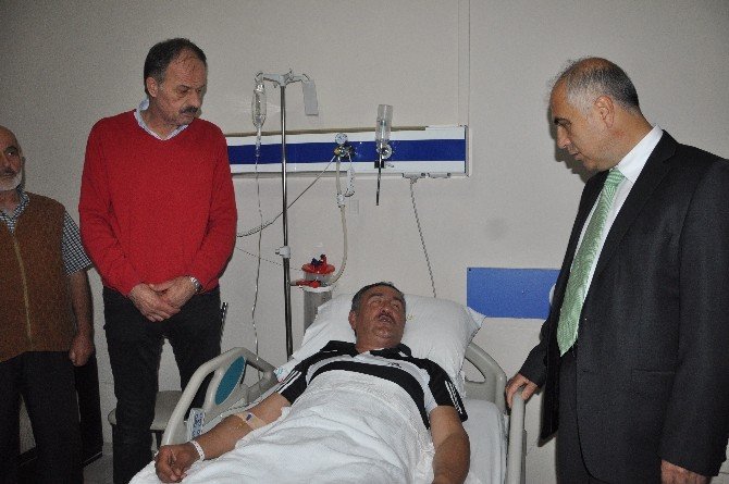 Ak Partili Belediye Başkanı Kazada Yaralandı