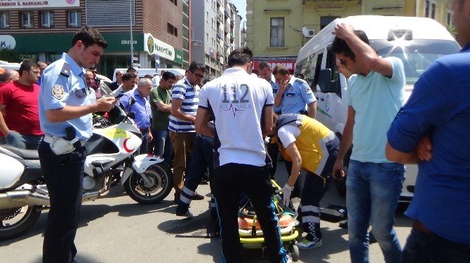 Giresun’da Trafik Kazası: 1 Yaralı