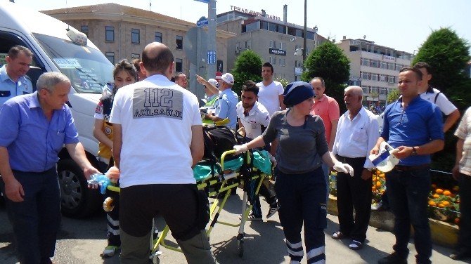 Giresun’da Trafik Kazası: 1 Yaralı
