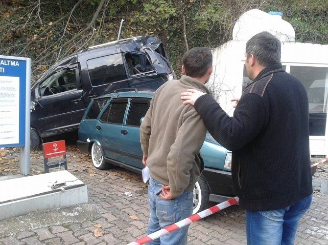 Giresun’da Trafik Kazası Ucuz Atlatıldı