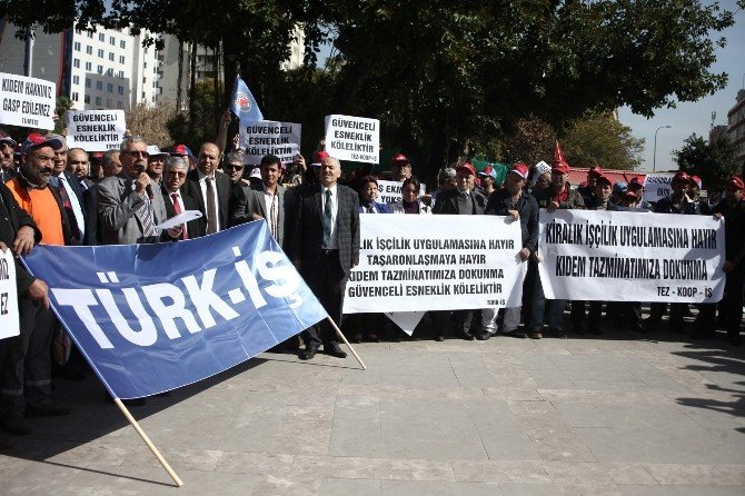 Sendikacılardan "Kiralık İşçi" Tepkisi