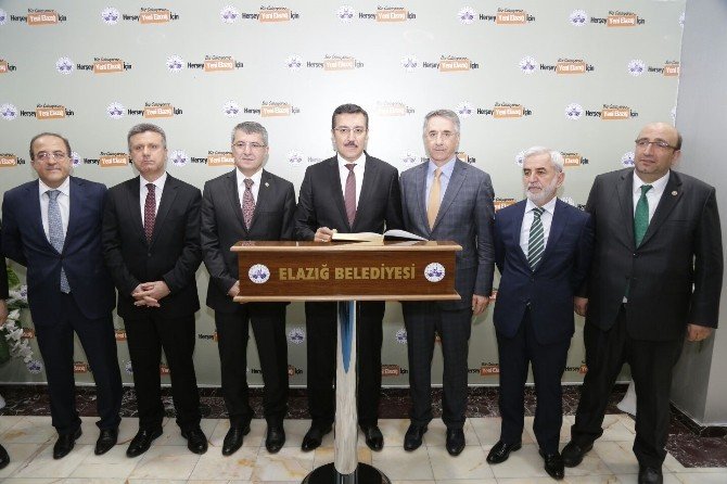 Gümrük Ve Ticaret Bakanı Tüfenkci’den Elazığ Belediyesi’ne Ziyaret