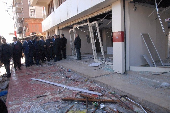 Bakan Tüfenkçi, Patlamanın Olduğu Çınar İlçesini Ziyaret Etti