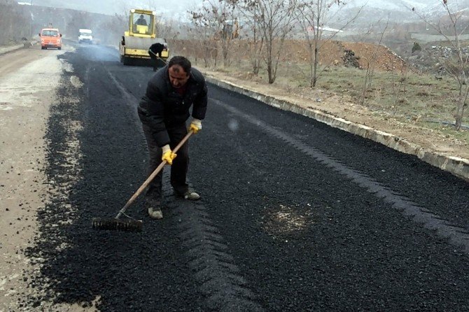 Gümüşhane İl Özel İdaresinden Tarihi Asfalt Rekoru