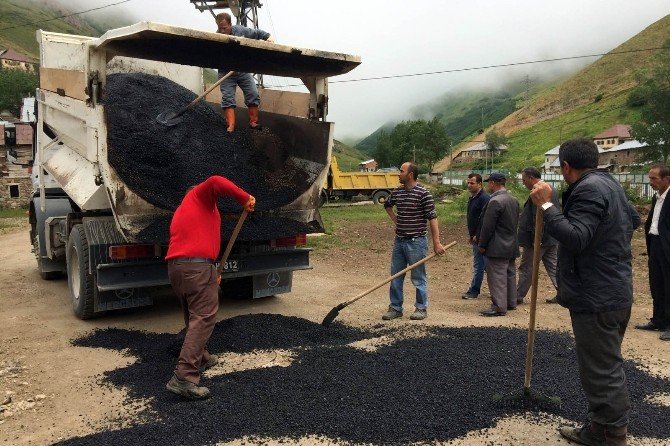 Gümüşhane İl Özel İdaresinden Tarihi Asfalt Rekoru