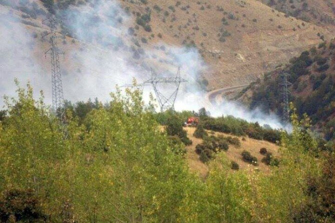 Gümüşhane’de Yangın