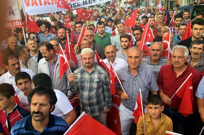 Köse’de Terör Lanetlendi