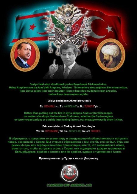 Akıncılar, Rusya Parlamentosu Ve İçişleri Bakanlığını Hackledi