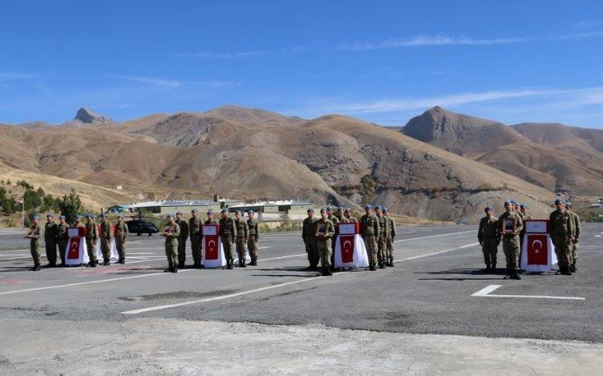 Dağlıca Şehitleri Memleketlerine Uğurlandı