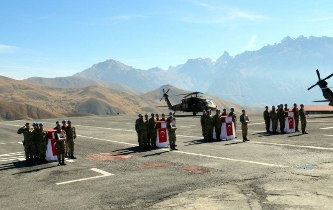 Dağlıca Şehitleri Memleketlerine Uğurlandı