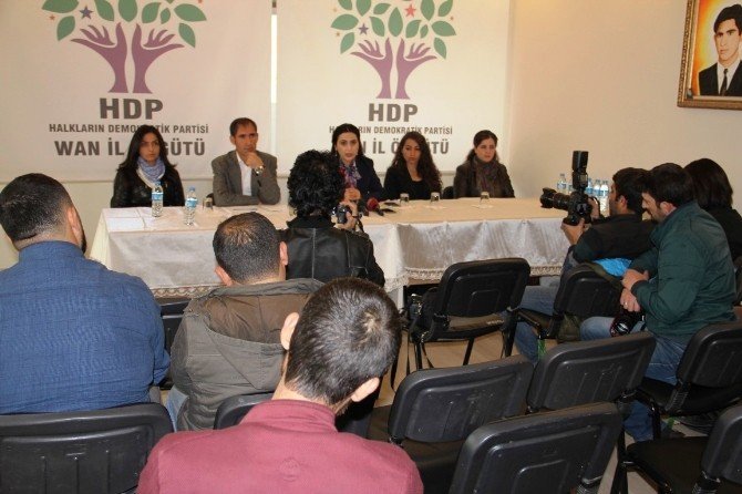 Hdp Eş Genel Başkanı Yüksekdağ Van’da