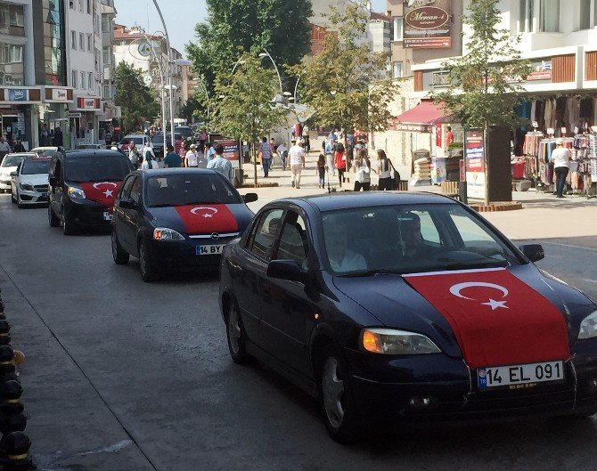 Bolu Halkı Şehidi İçin Dörtdivan’a Akın Etti