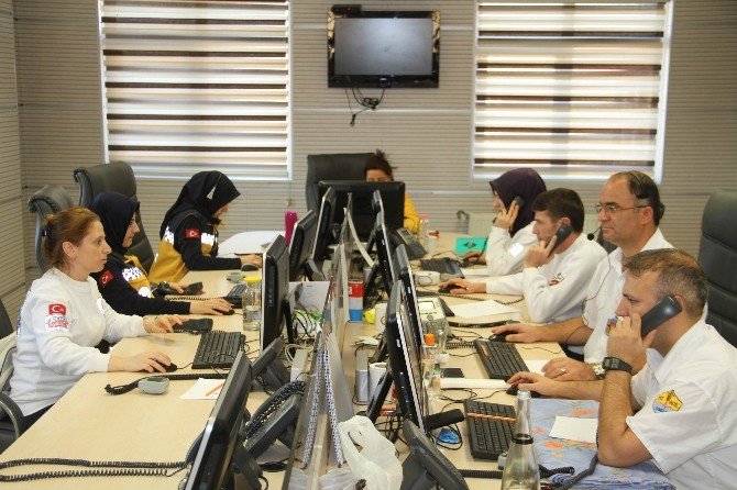 Samsun’da 112’ye Günlük 6 Bin Çağrı Geliyor