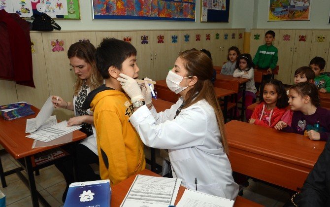 Çocuklar Diş Sağlığıyla İlgili Bilgilendirildi