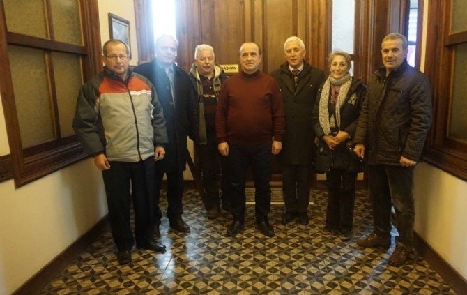 İnebolu Kültür Sanat Derneği Başkan Uzuner’i Ziyaret Etti